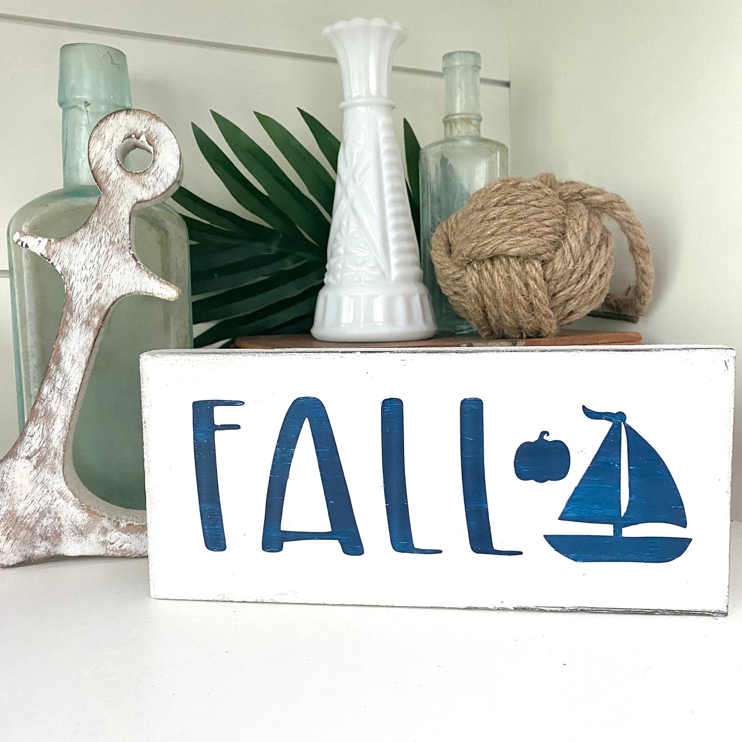 Fall Boat Sign