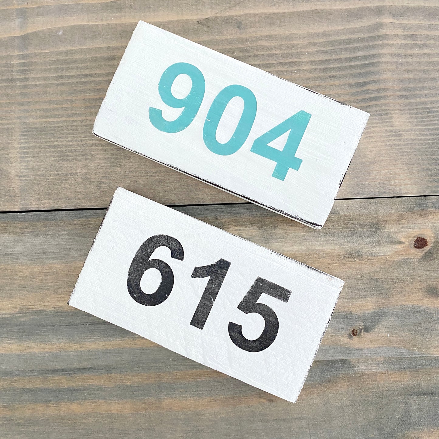 Mini Area Code Sign