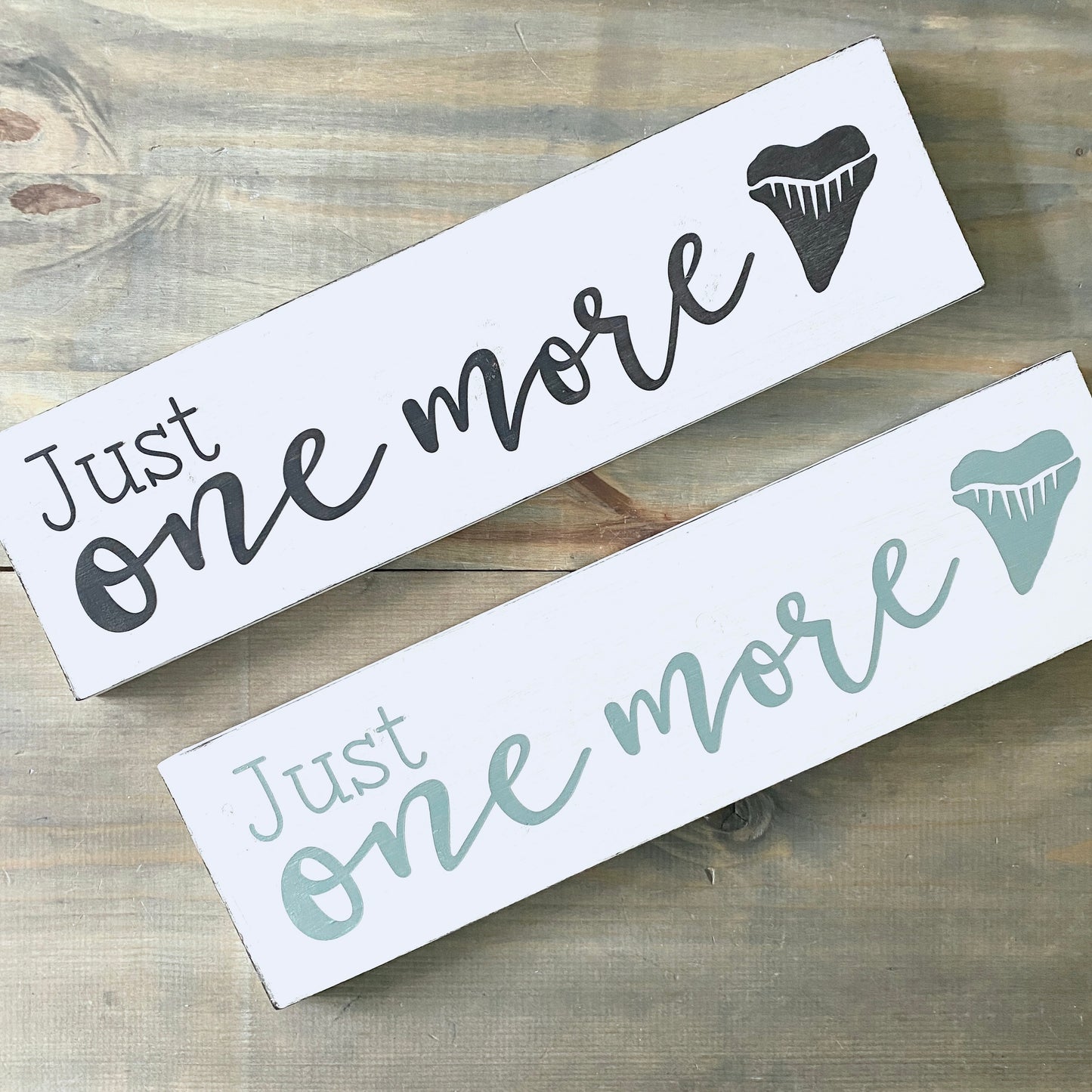 Just one more shark tooth sign