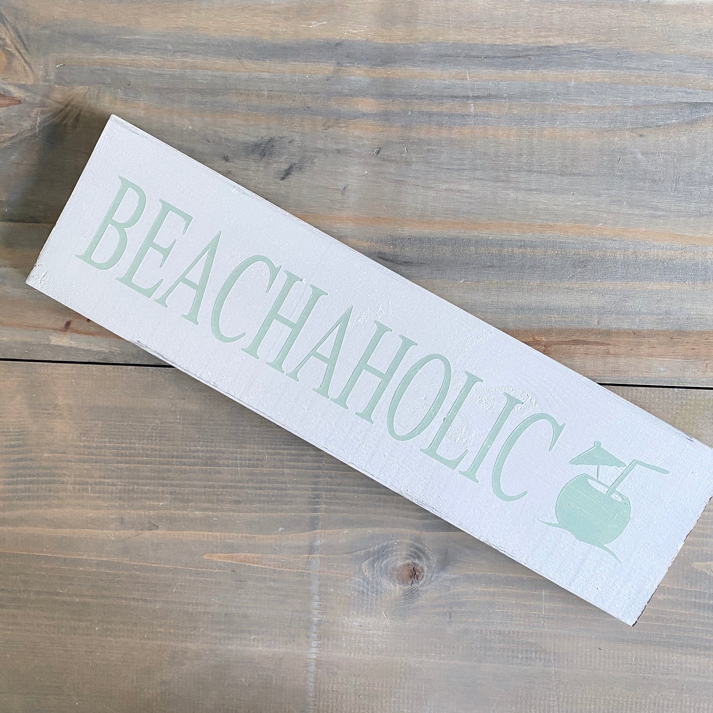 Beachaholic Sign