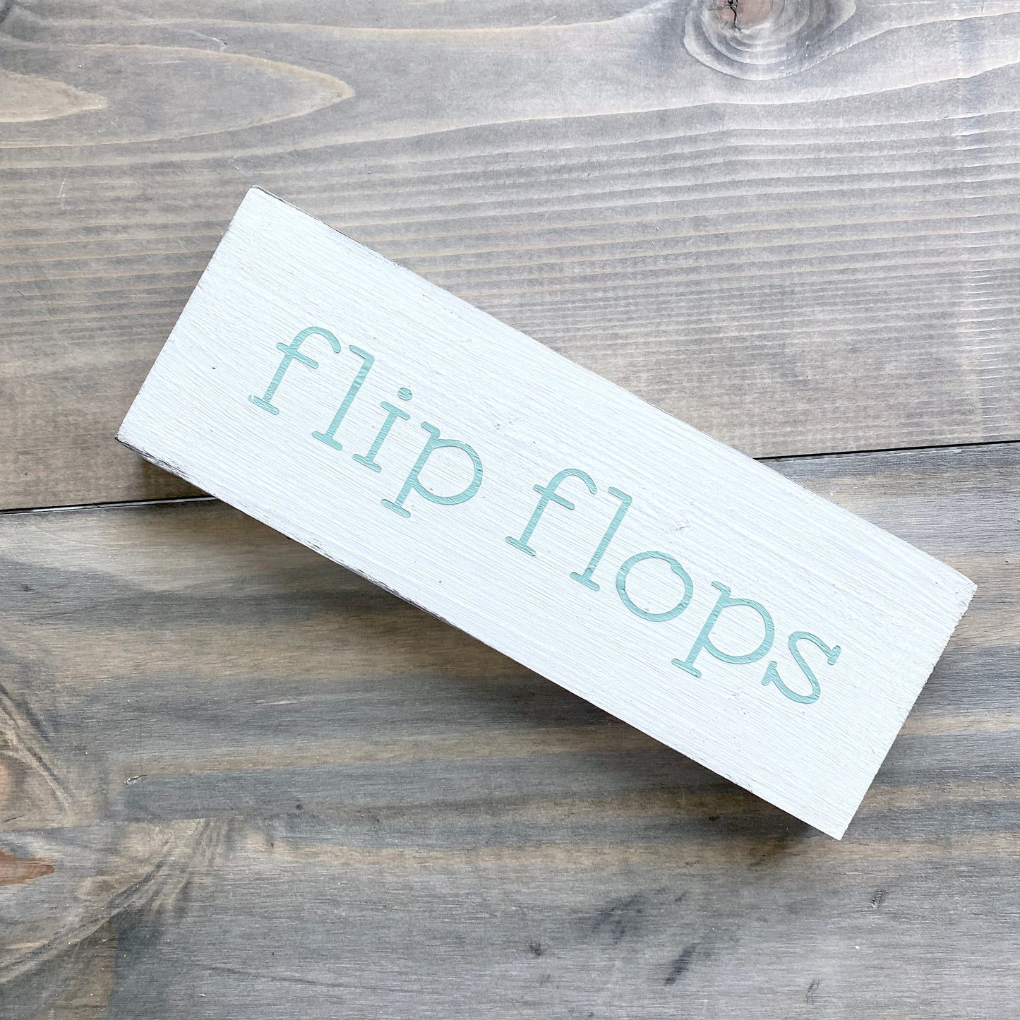 Flip Flops Word Sign