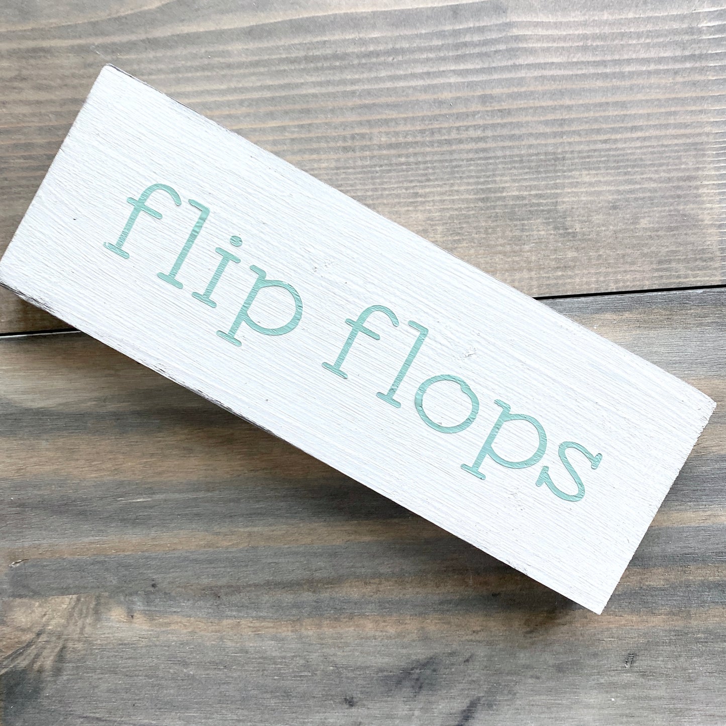 Flip Flops Word Sign
