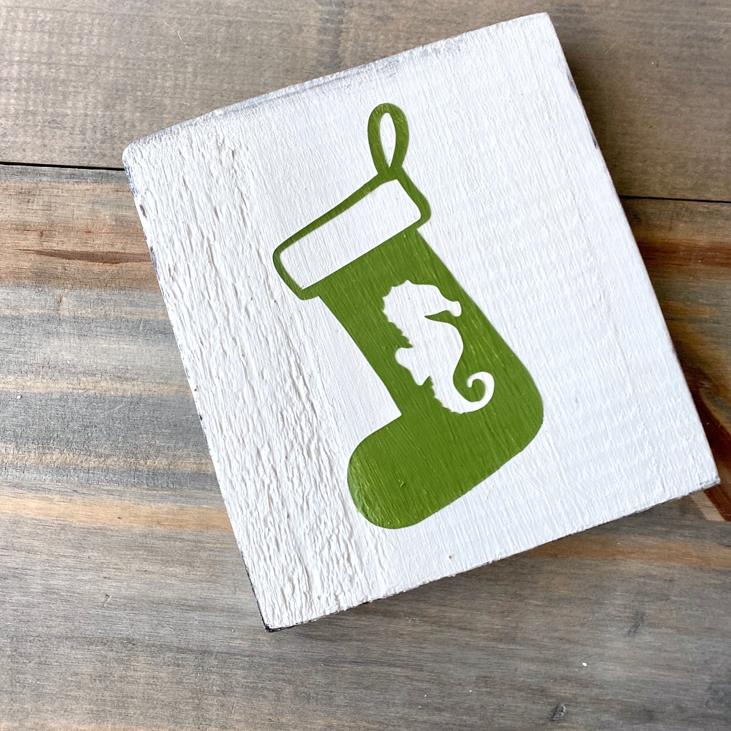 Seahorse Stocking Sign