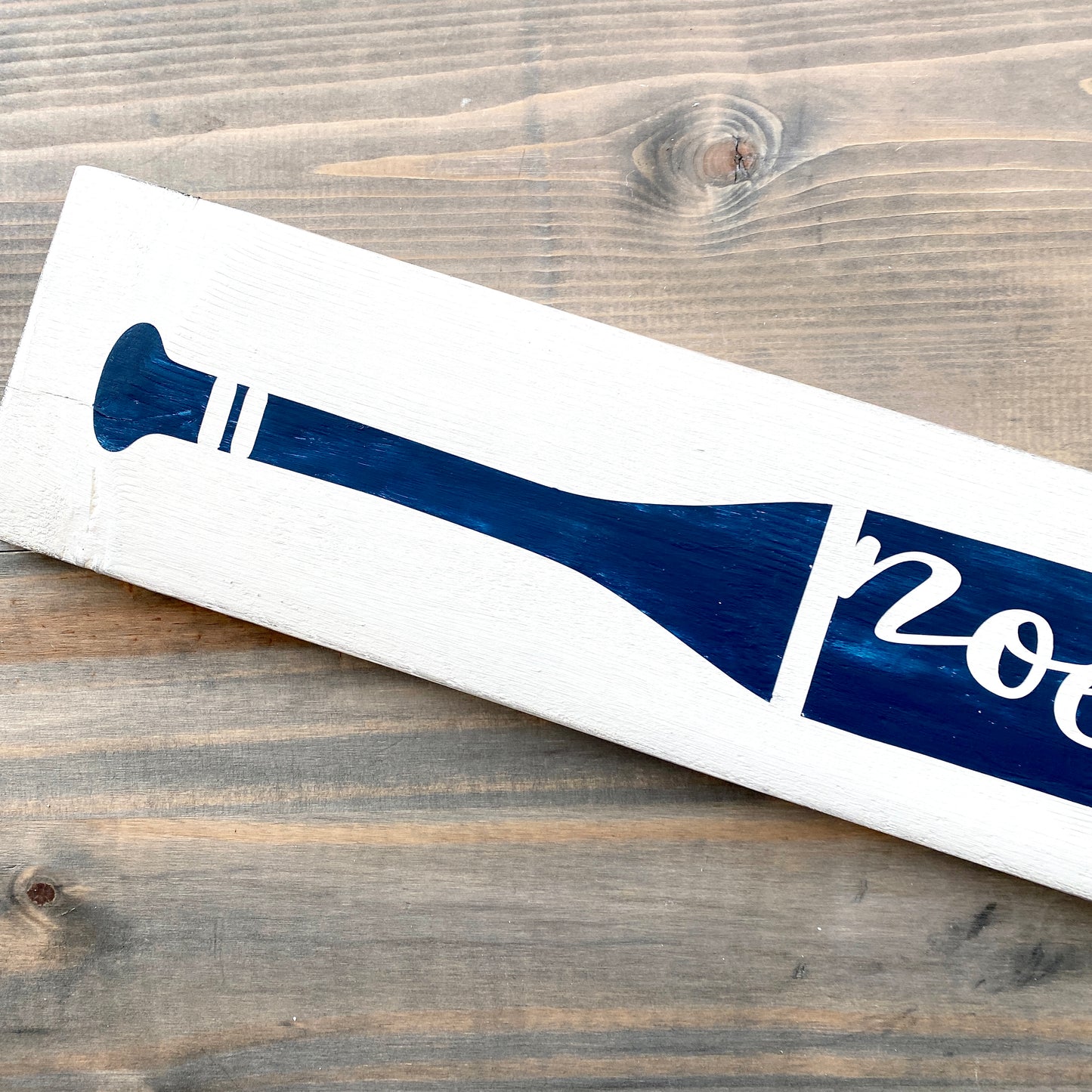 Noel Boat Oar Sign