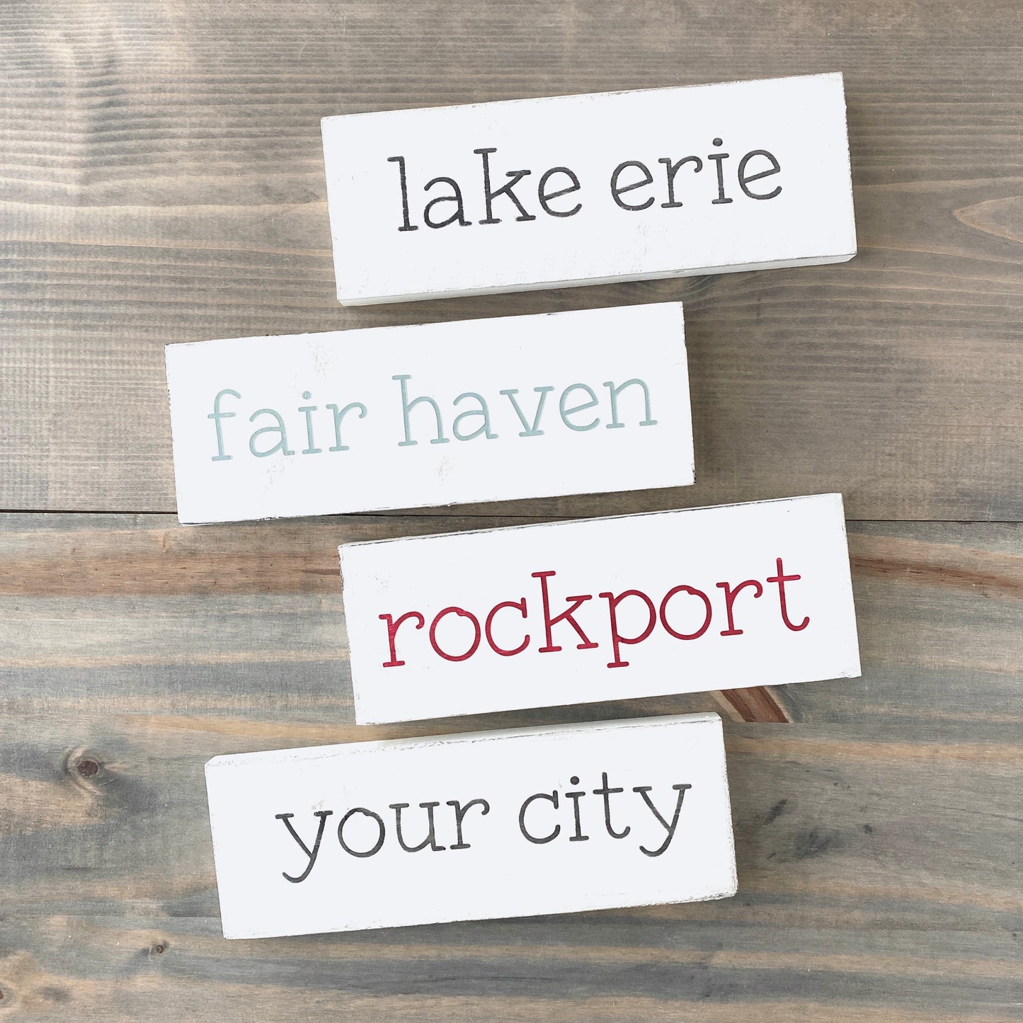 Small Location Word Sign