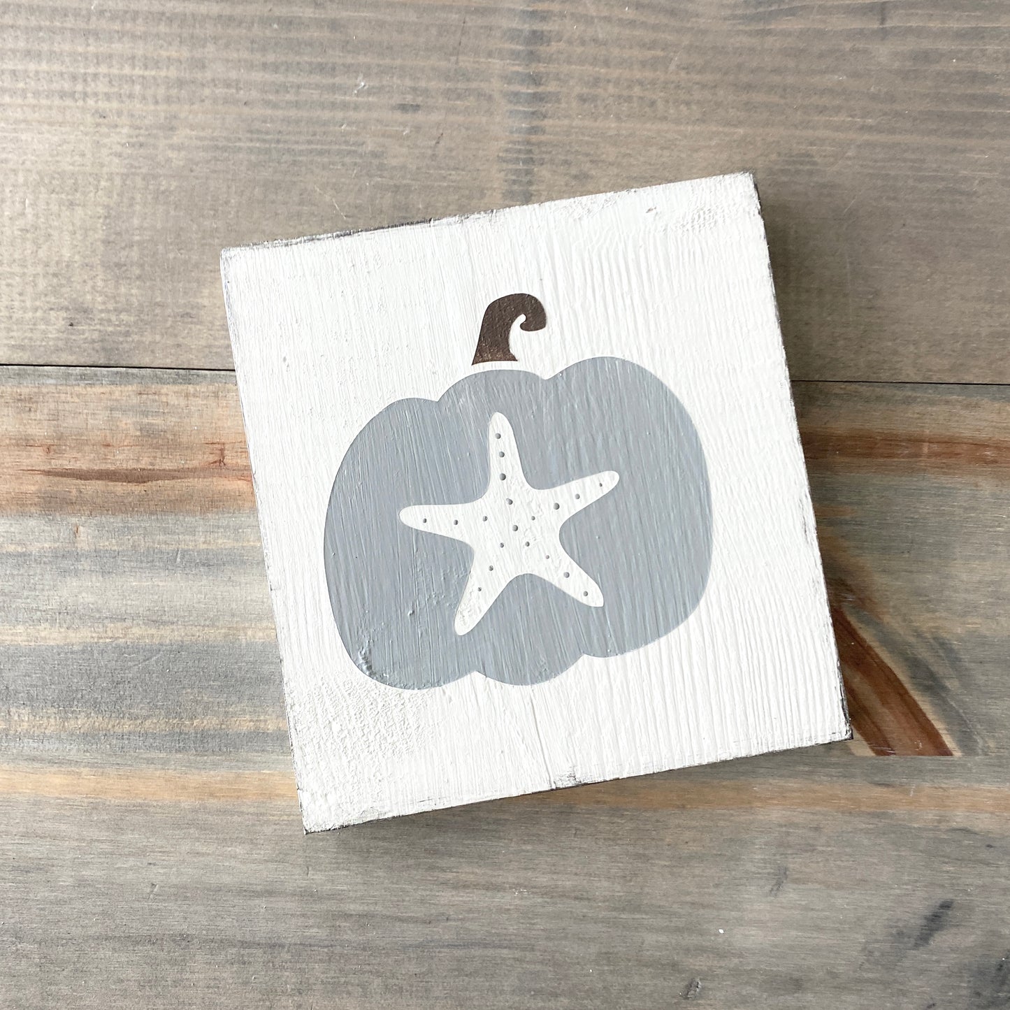 Starfish Pumpkin, 6 x 6in