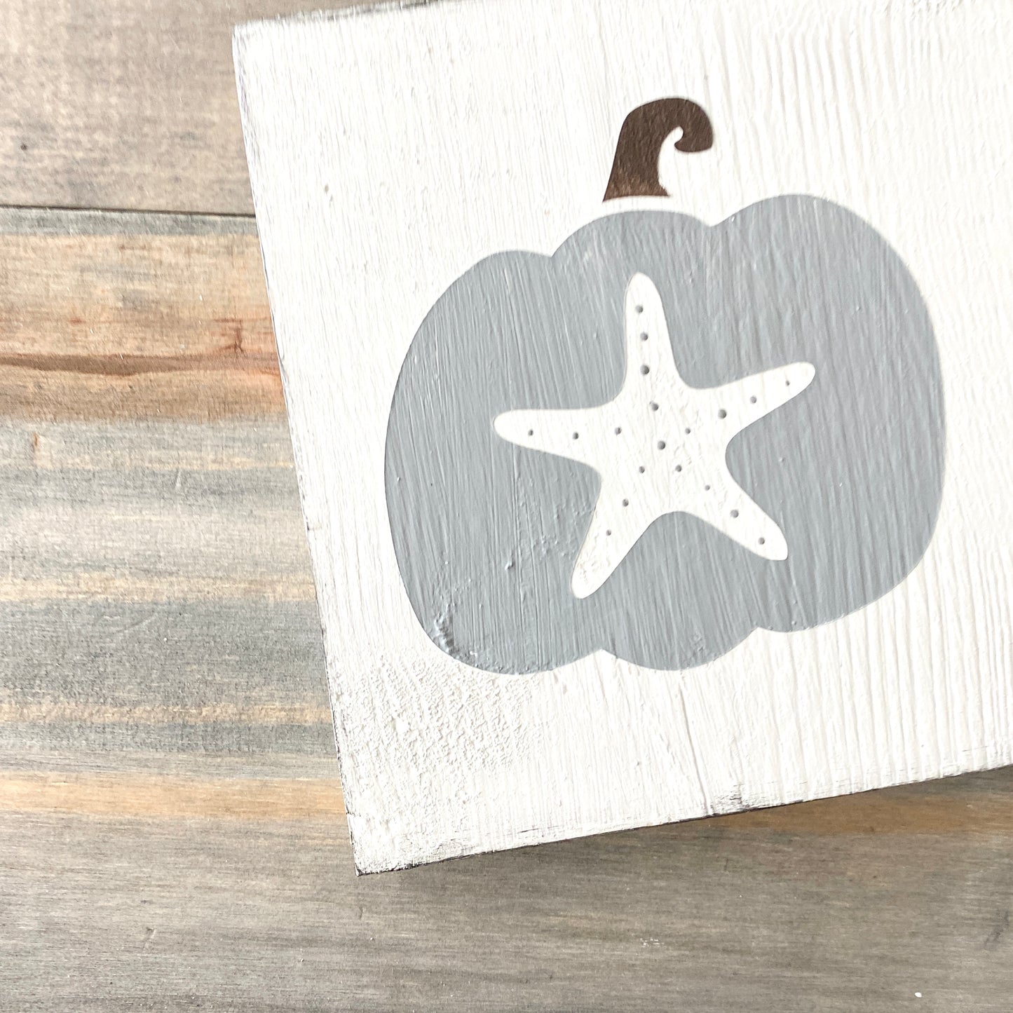 Starfish Pumpkin, 6 x 6in