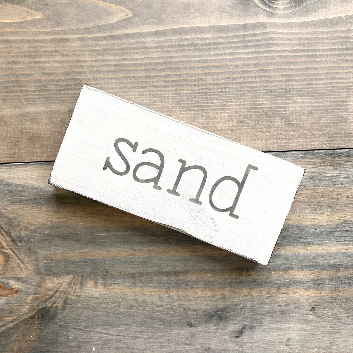 Small Sand Sign
