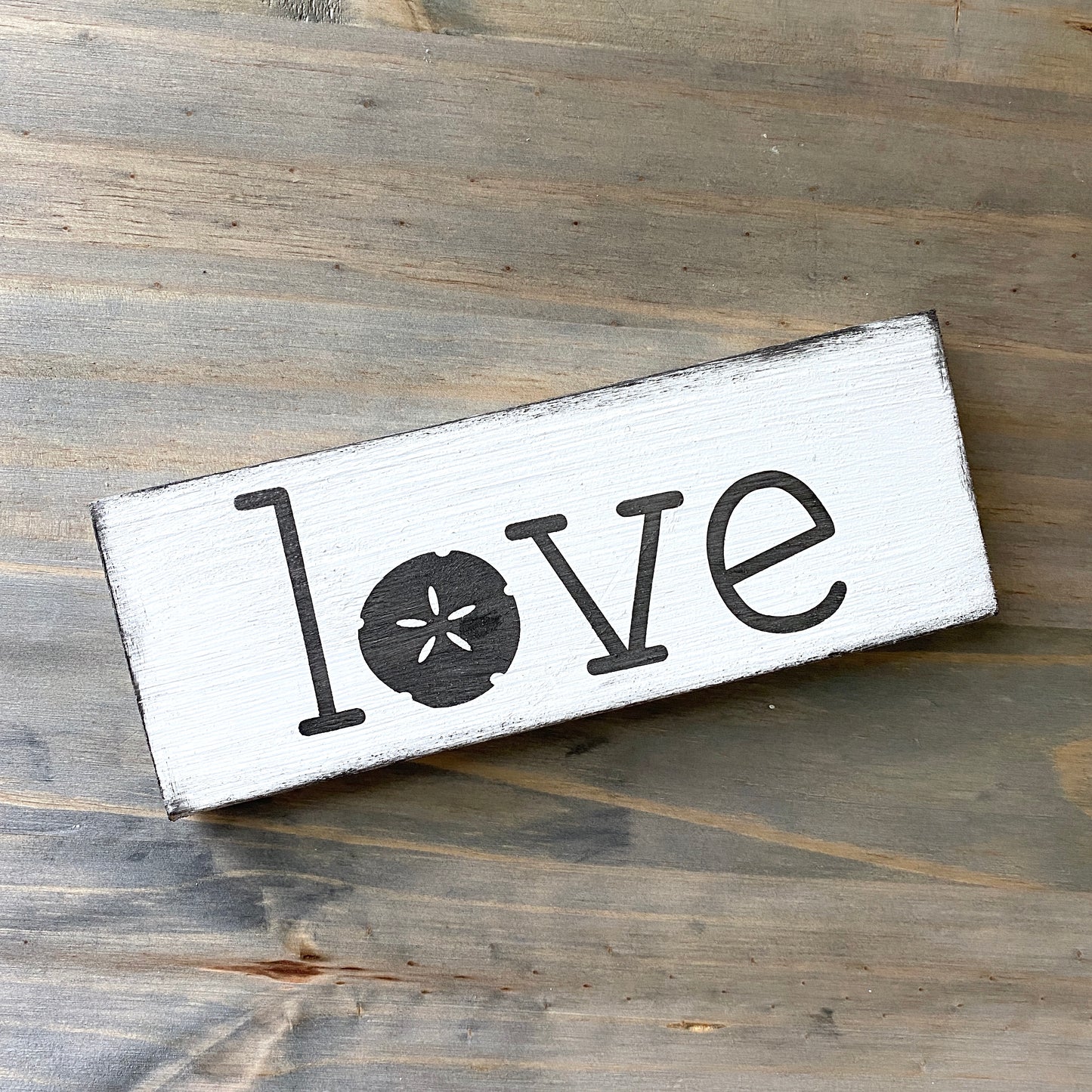 Small Love Sand Dollar Sign