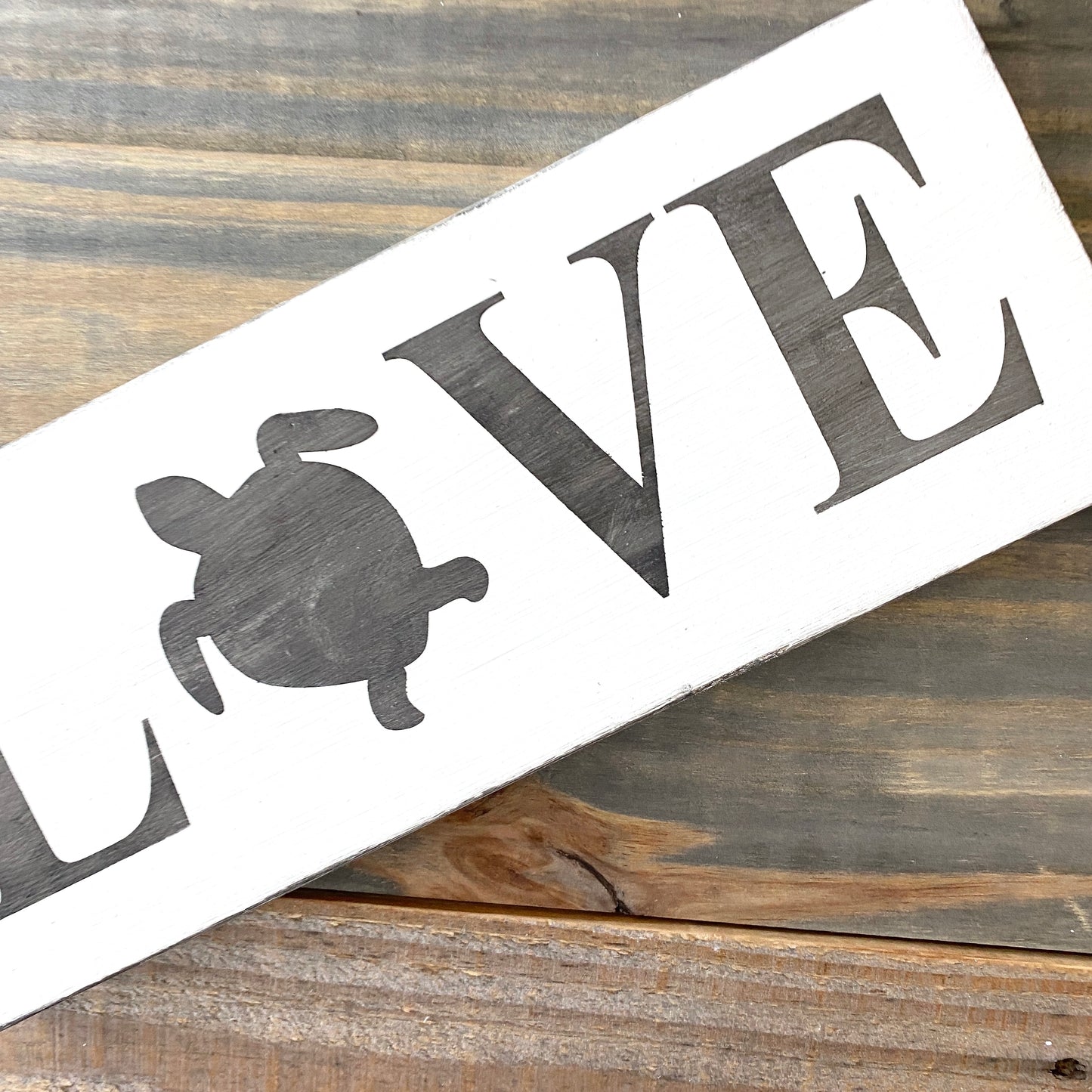 Sea Turtle Love Sign