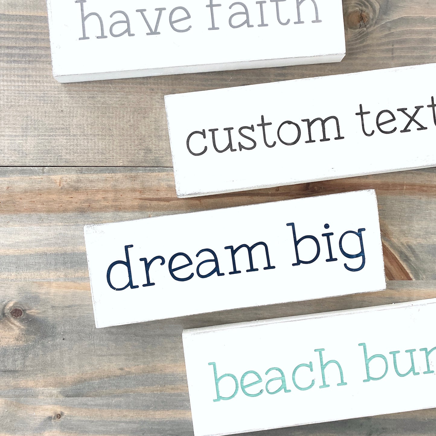 CUSTOM- Small Phrase or Word Sign