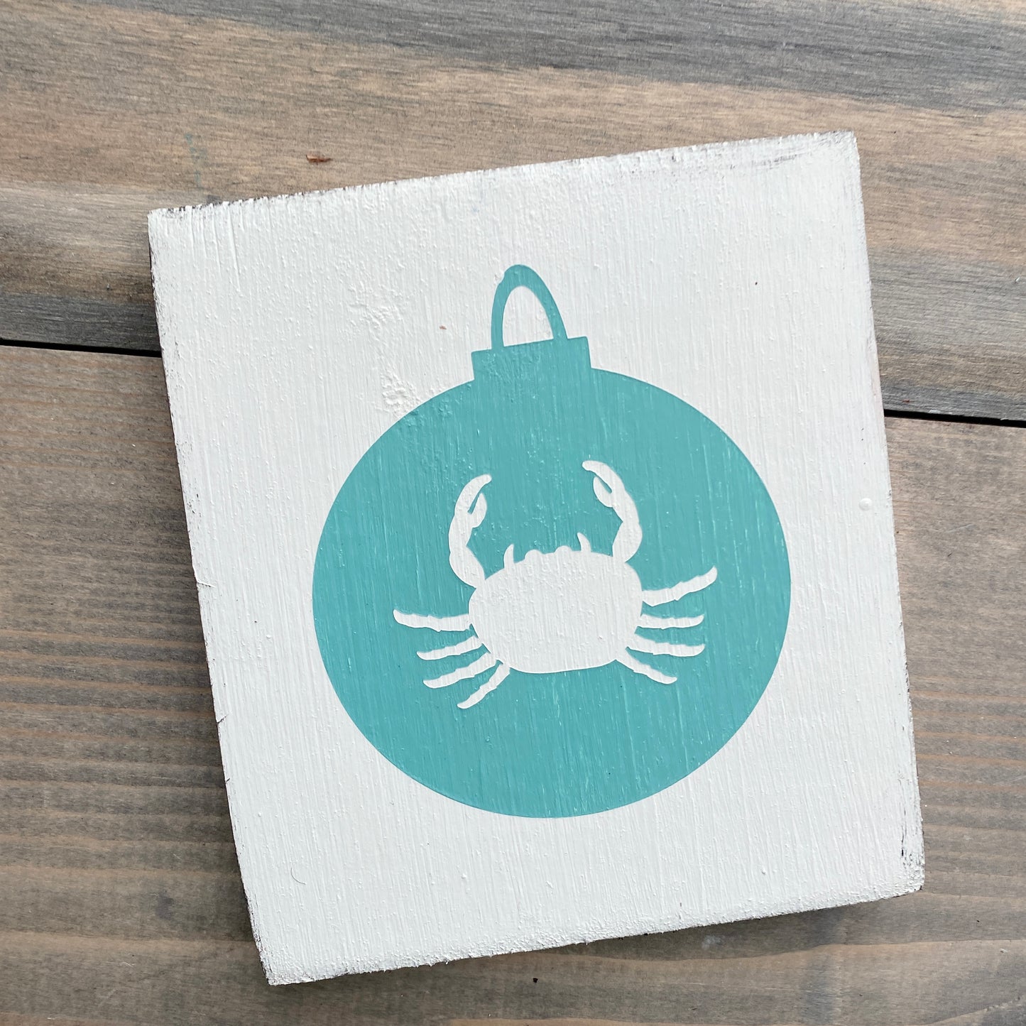 Crab Ornament Sign