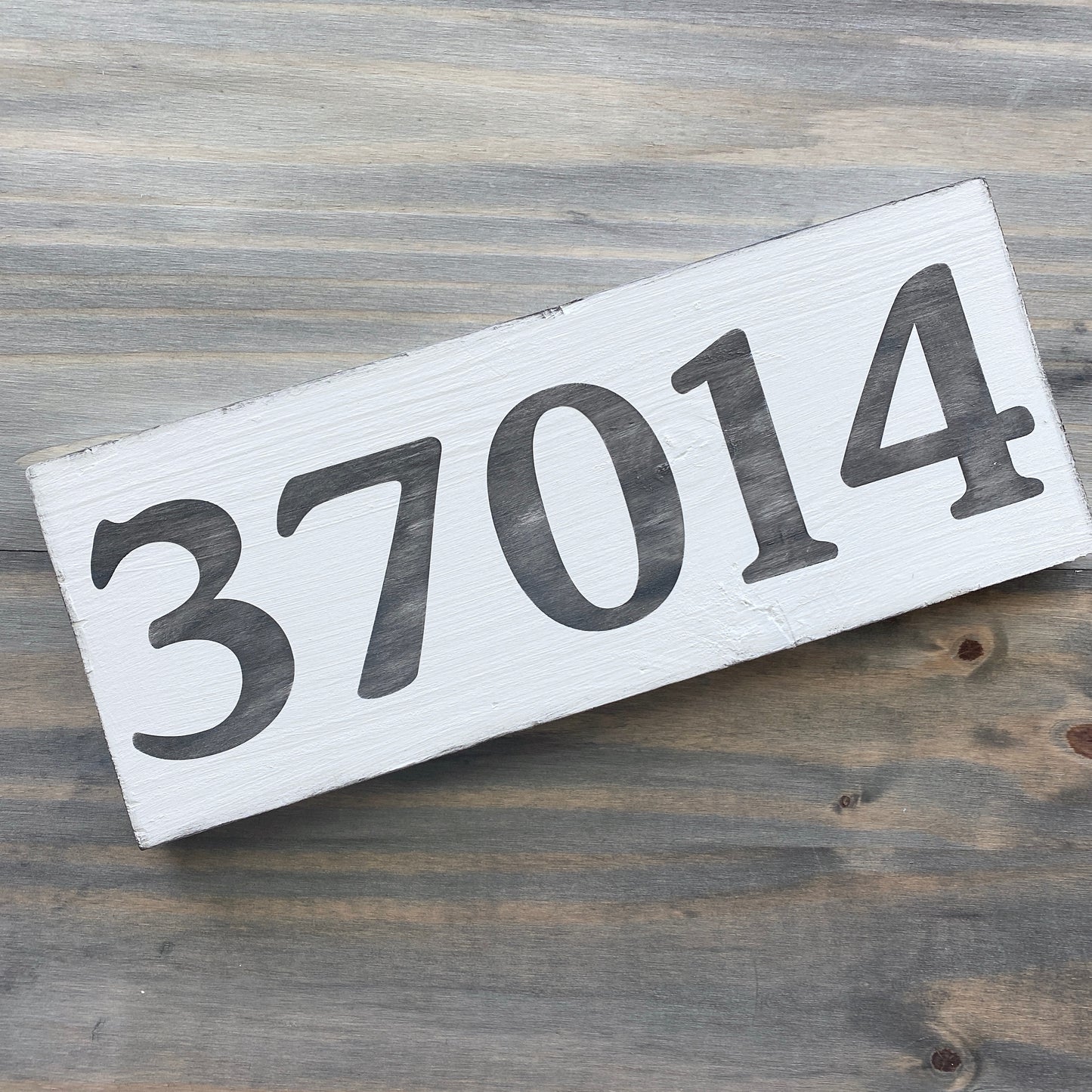 Large Zip Code Sign