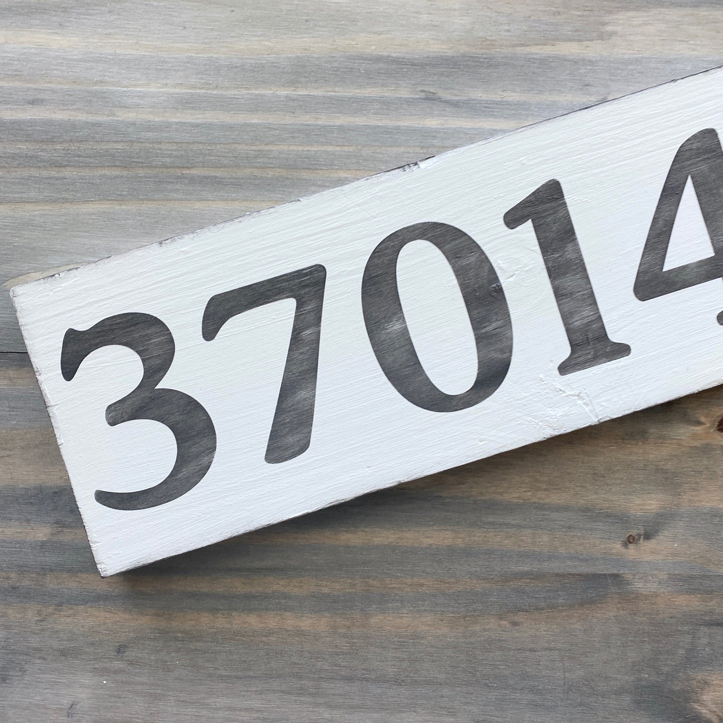 Large Zip Code Sign