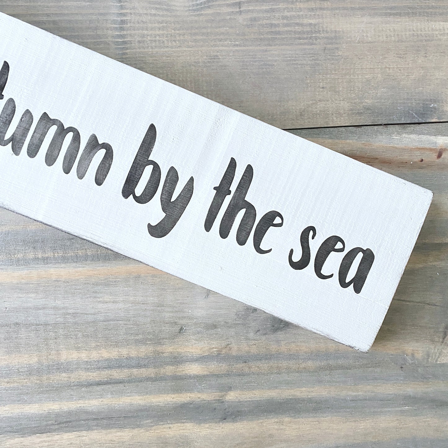 Autumn By The Sea Sign
