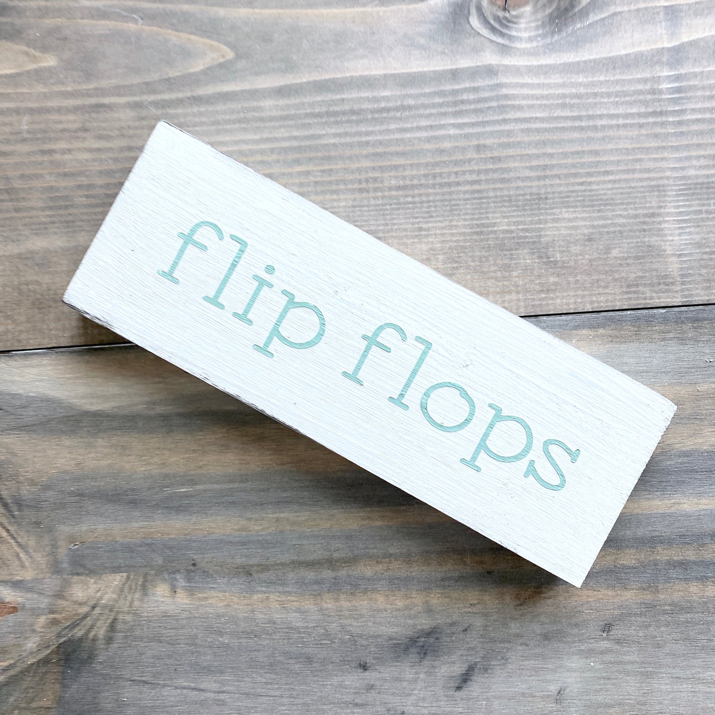 Flip Flops Word Sign