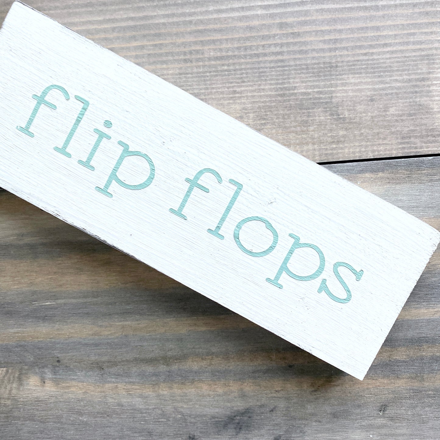 Flip Flops Word Sign