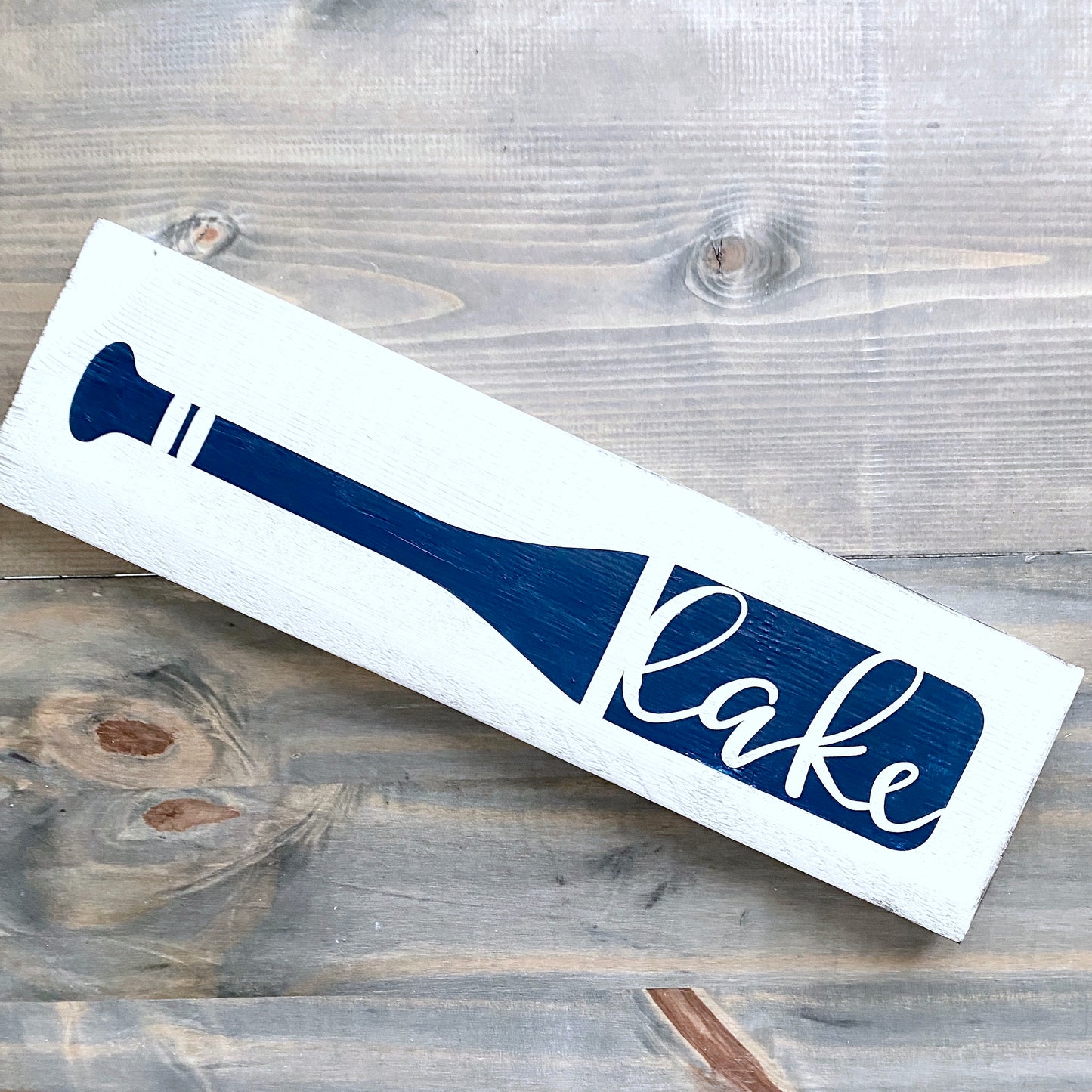 Lake Boat Oar, Lake Paddle Sign