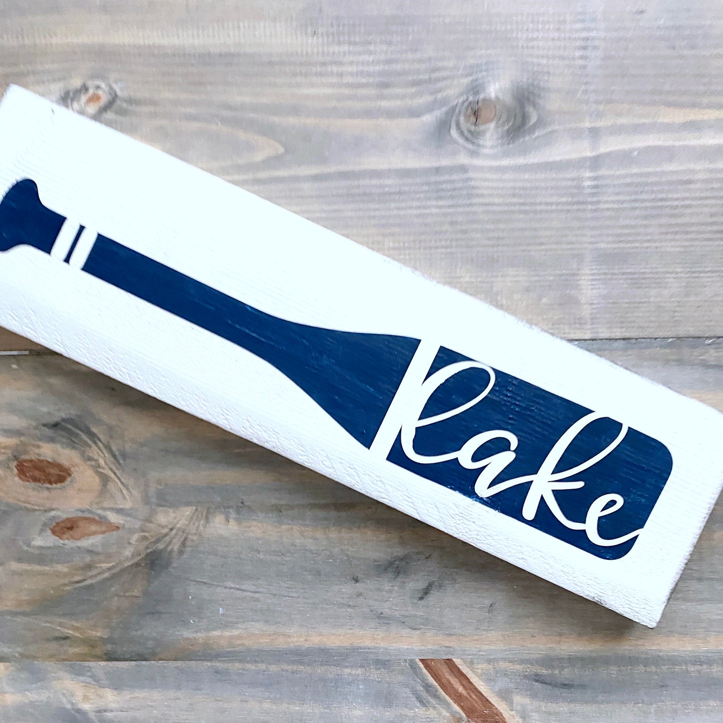 Lake Boat Oar, Lake Paddle Sign