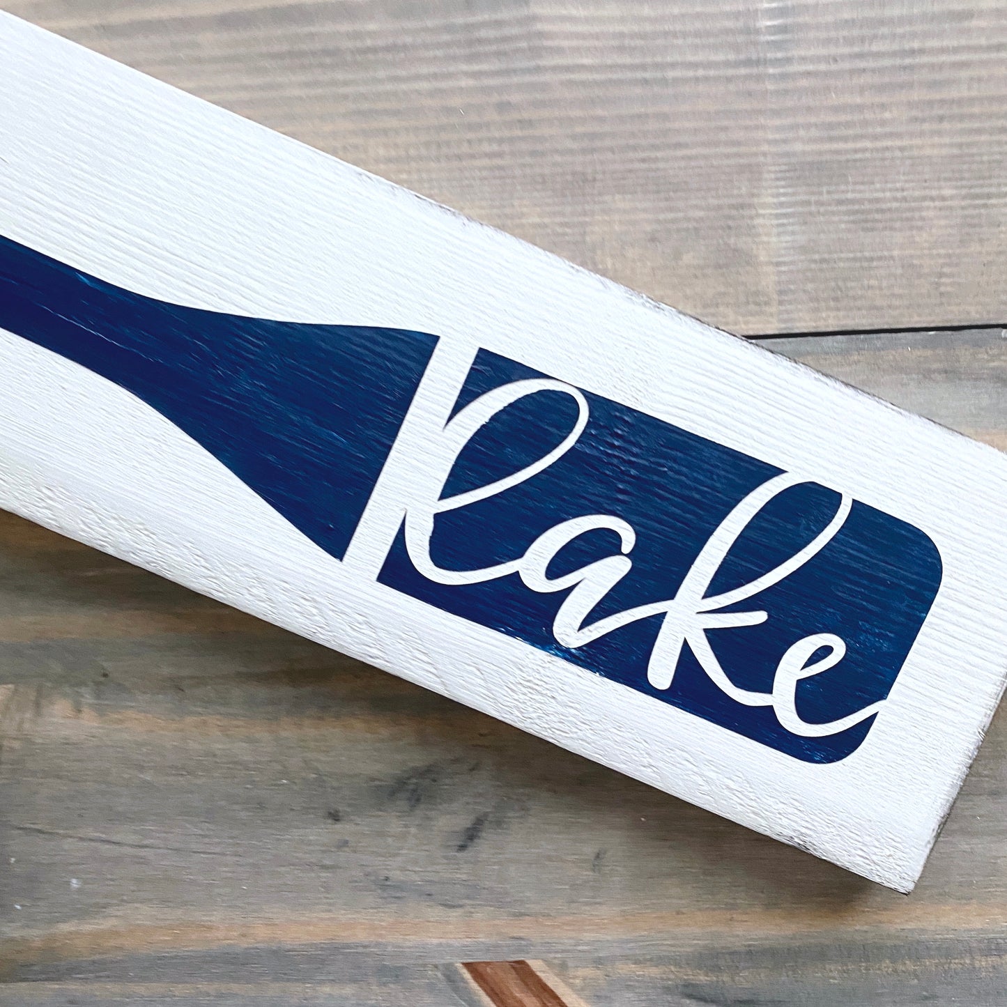 Lake Boat Oar, Lake Paddle Sign