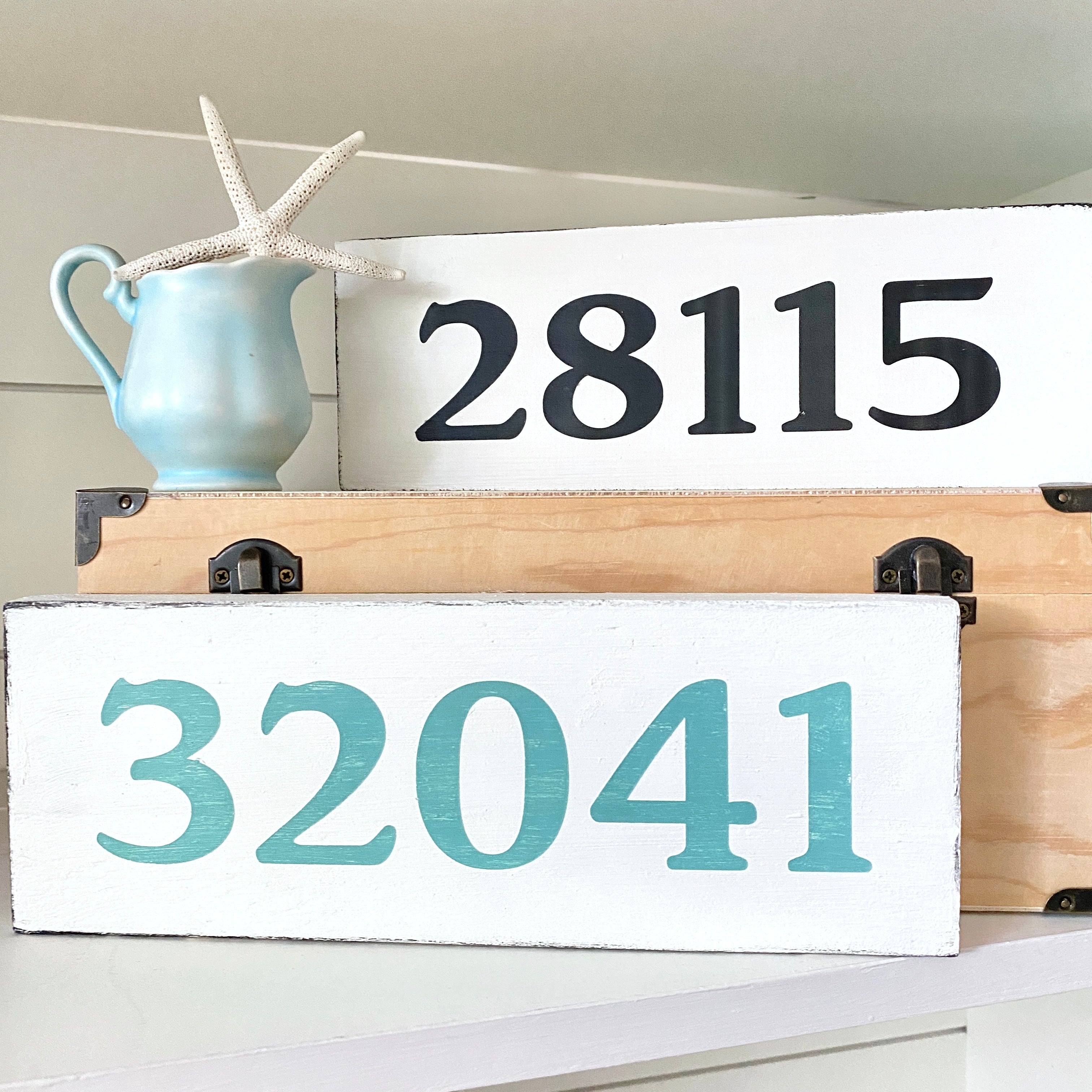 Custom Zip Code Sign | Wholesale Personalized Home Decor – Anchored ...