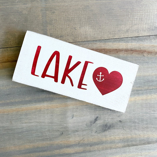 Lake heart sign