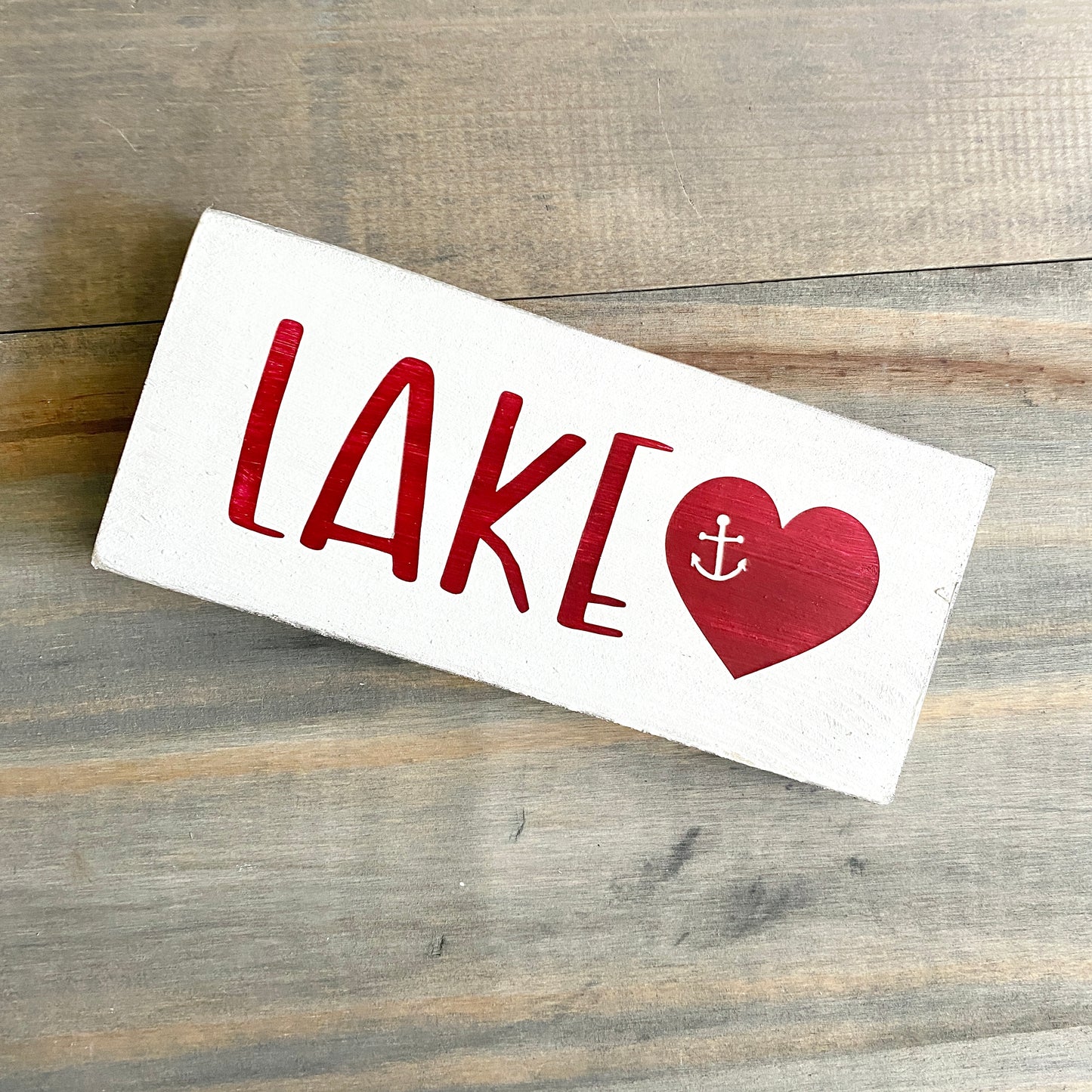 Lake heart sign
