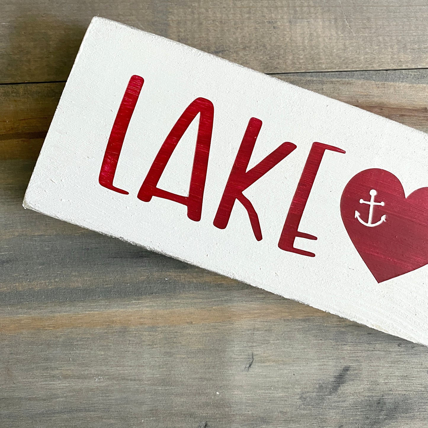 Lake heart sign