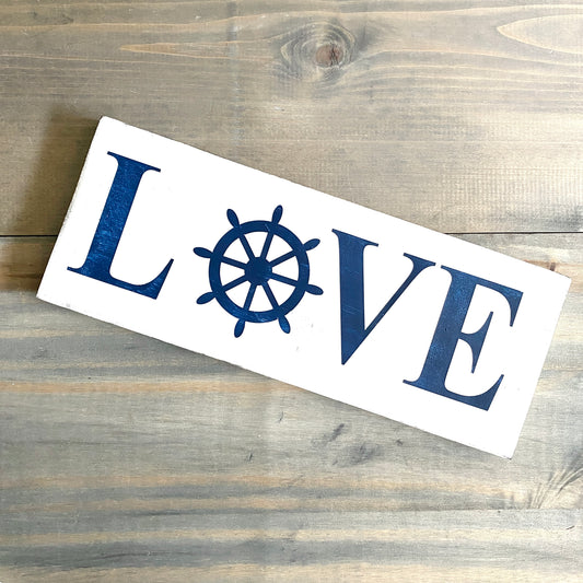 Ship Wheel Love Sign