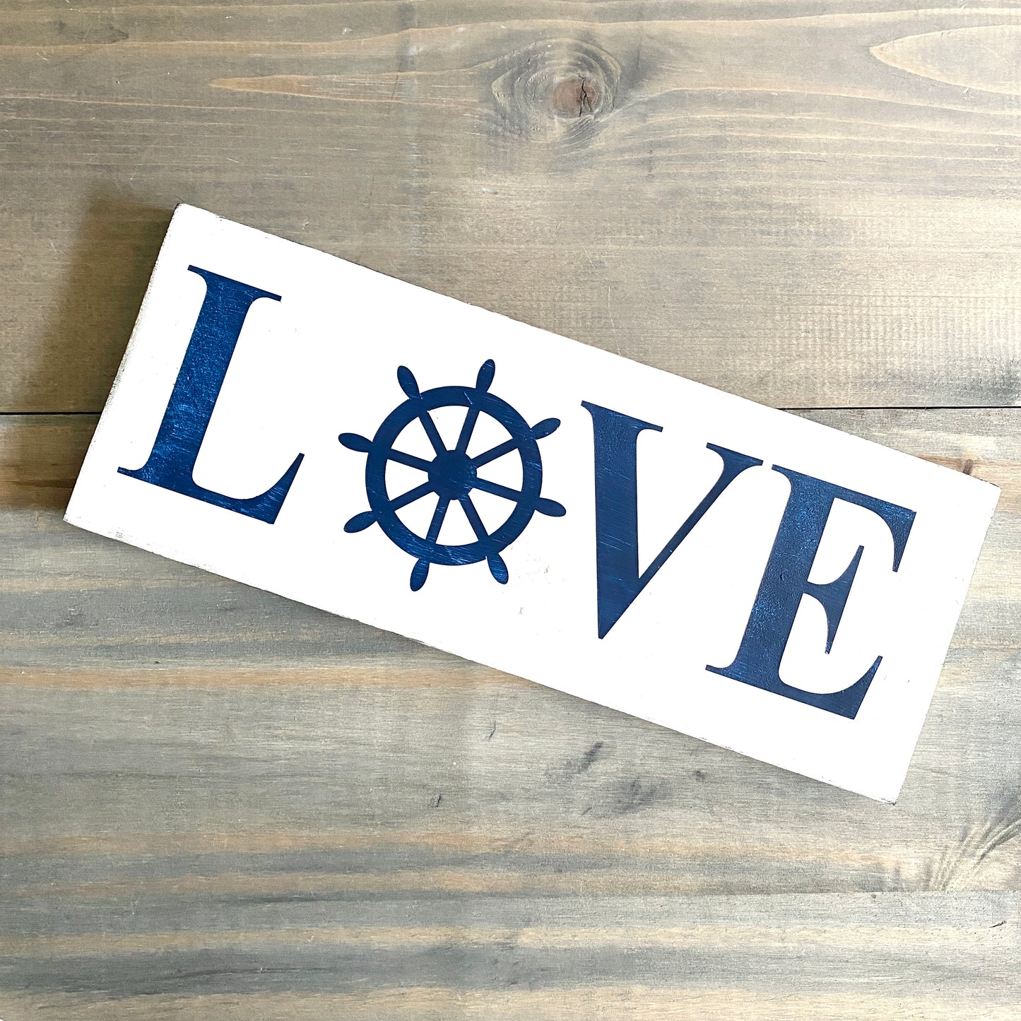 Ship Wheel Love Sign