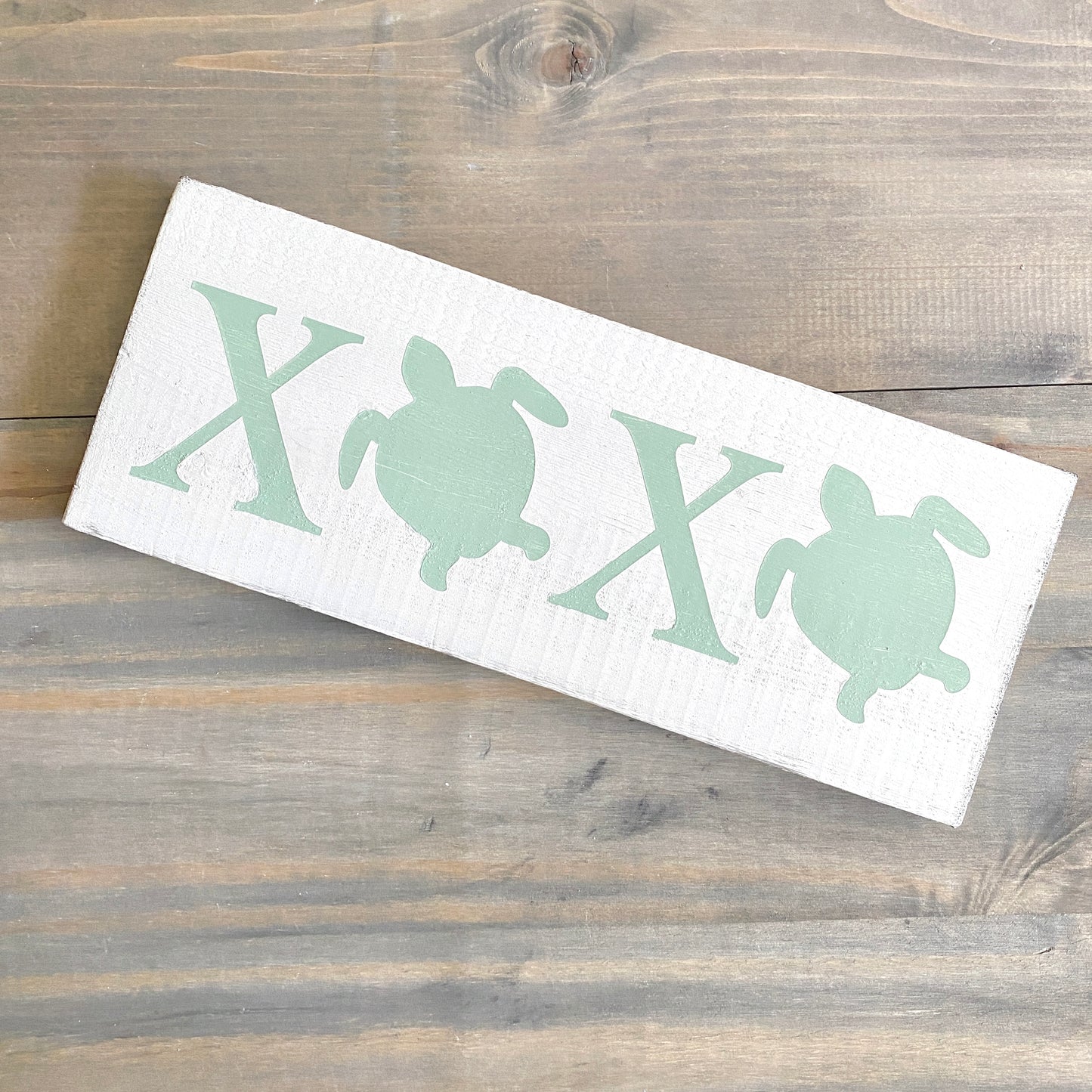 Sea Turtle XOXO Sign