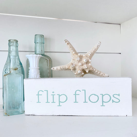 Flip Flops Word Sign