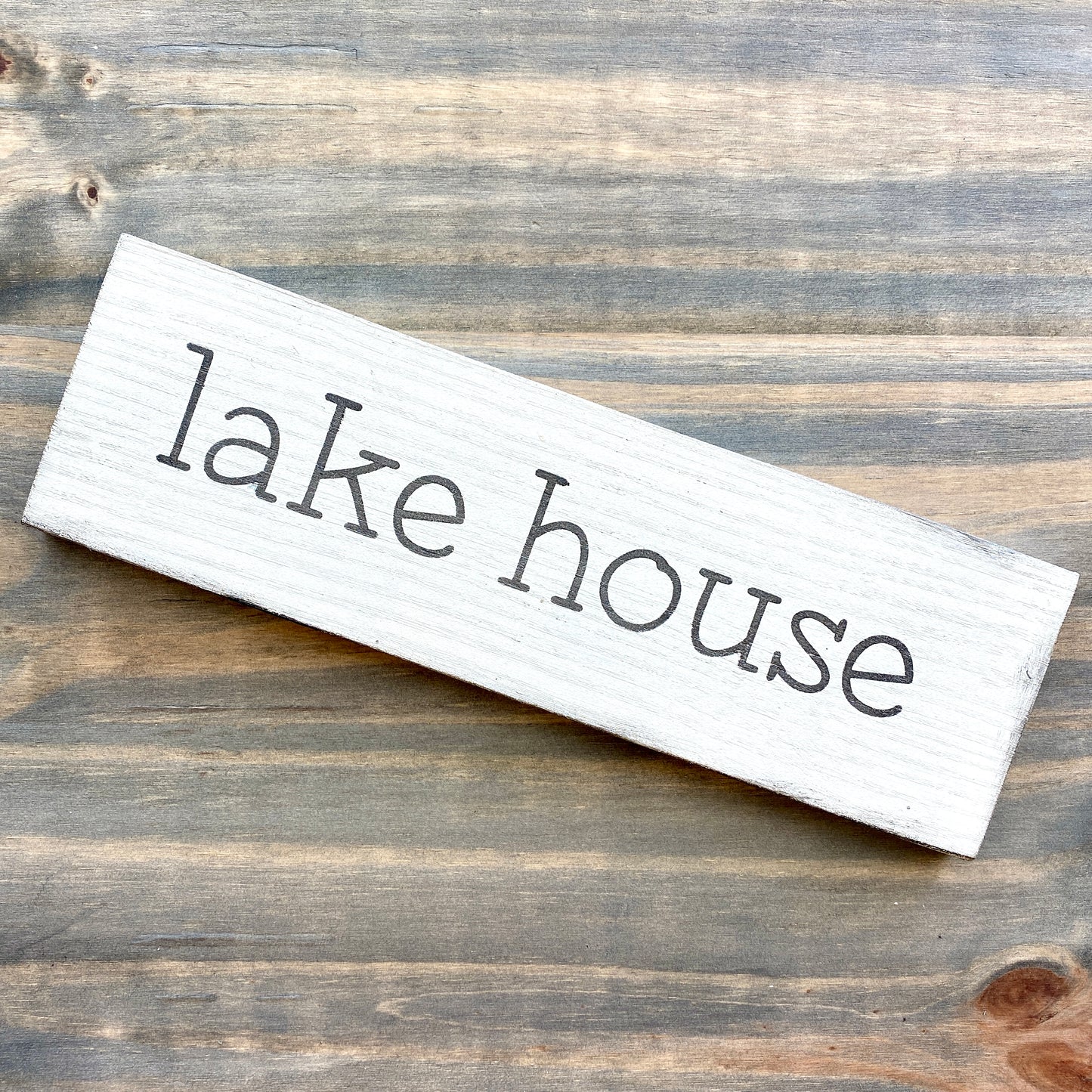 Small Lake House Sign