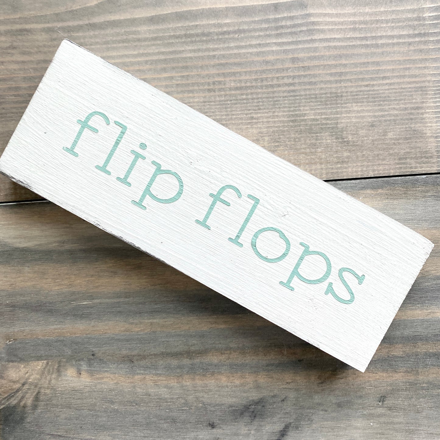 Flip Flops Word Sign